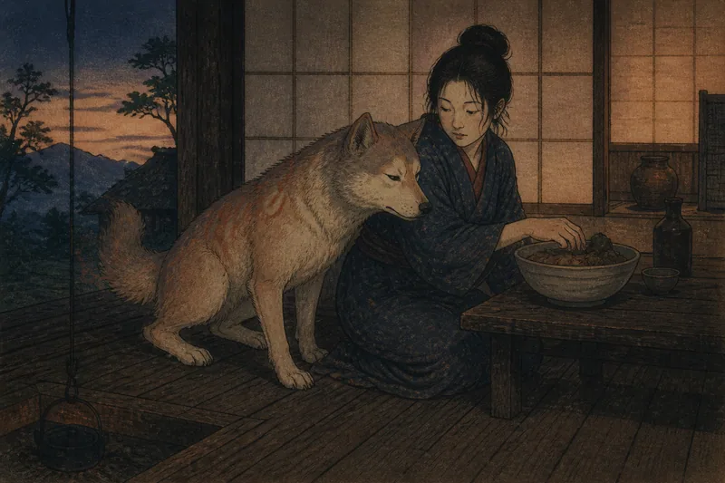 犬神筋の大食い憑きのイメージ挿絵