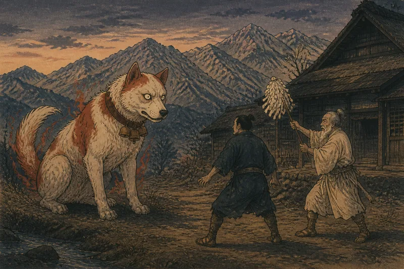 犬のたたりのイメージ挿絵