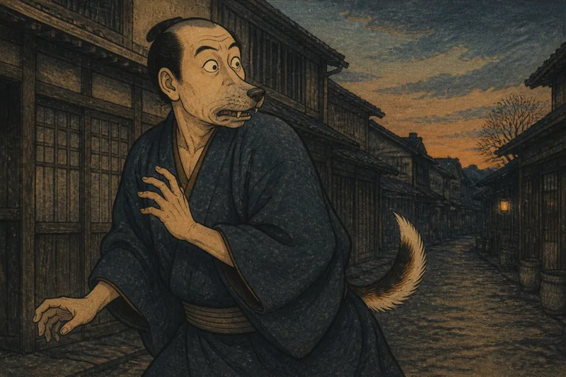 犬に変わった中間のイメージ挿絵