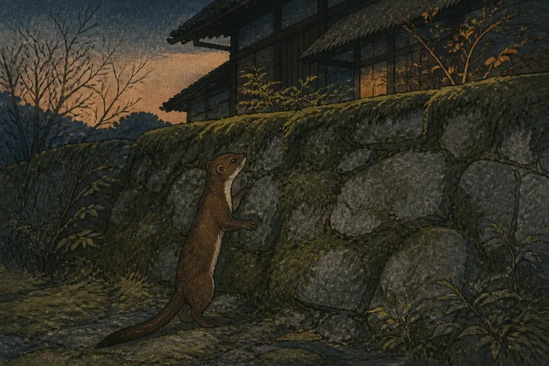 鼬のイメージ挿絵