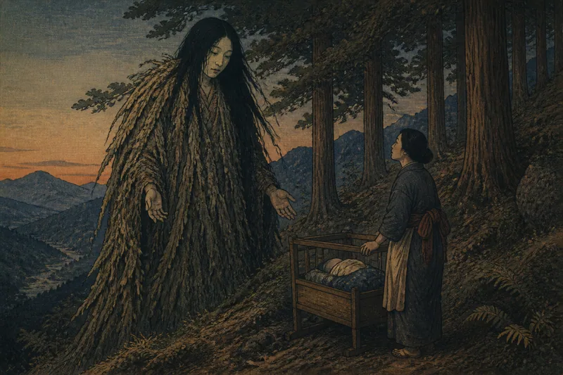 糸田山の神の祟りのイメージ挿絵