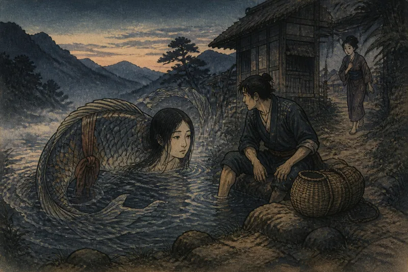 岩魚の精のイメージ挿絵