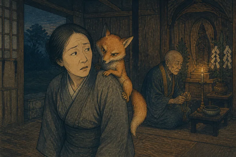 池田町の祈祷師とイズナ憑きのイメージ挿絵