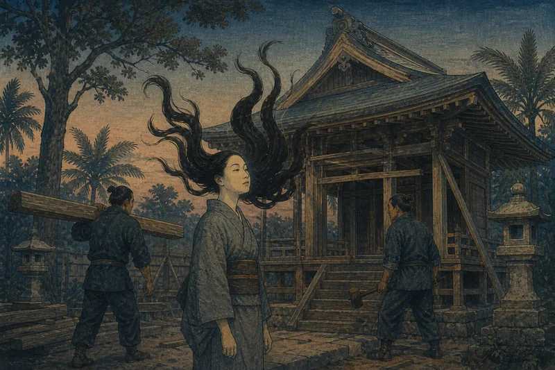 神社のタタリのイメージ挿絵