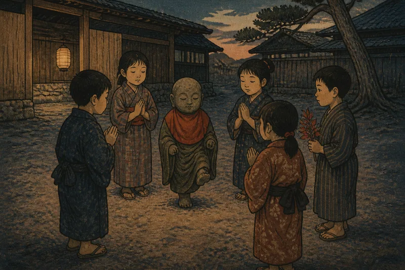 いわきの南天地蔵遊びのイメージ挿絵