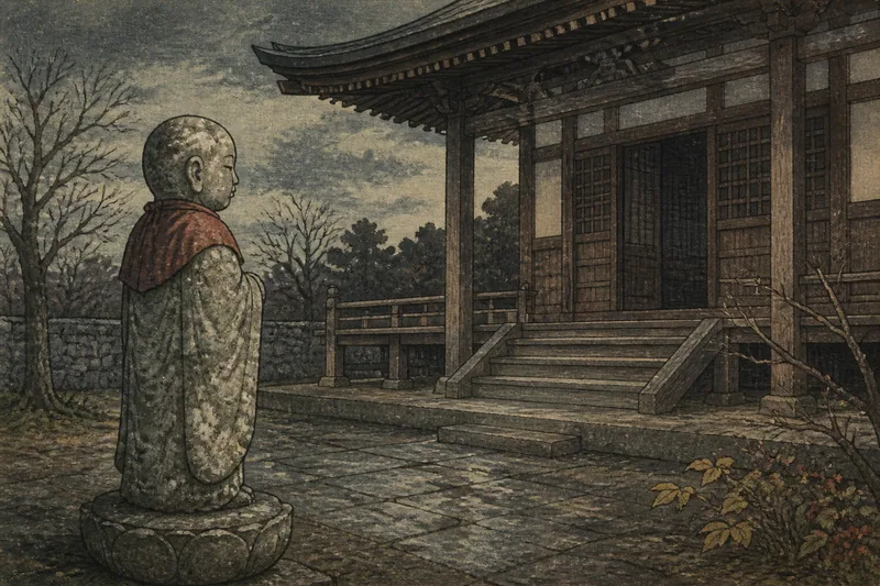 宝仙寺石地蔵の疱瘡の噂のイメージ挿絵