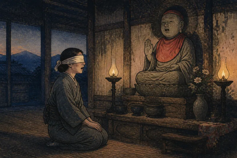 郡山の地蔵つけ神事のイメージ挿絵