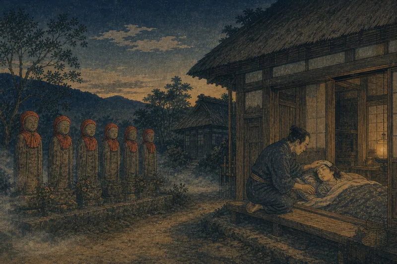 地蔵さまの祟りのイメージ挿絵