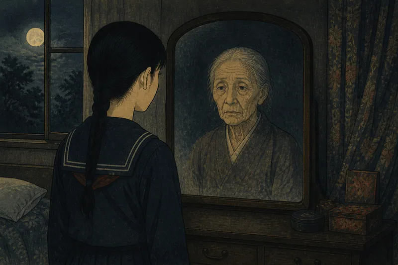 鏡のイメージ挿絵