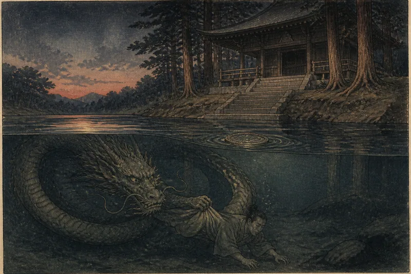 鏡池のイメージ挿絵