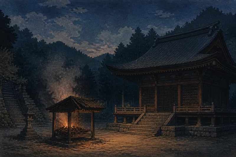 火事のイメージ挿絵