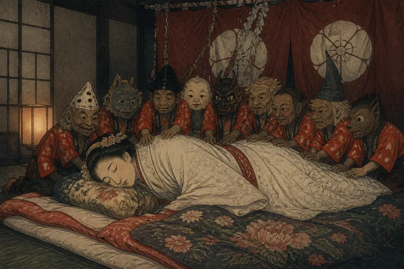 嫁いだ夜に体を揉んだ神々のイメージ挿絵