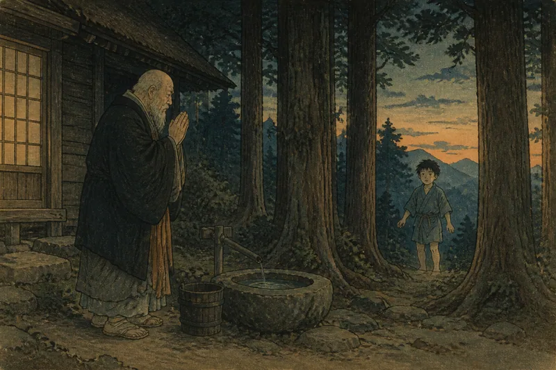 安曇野の神隠しと祈りの帰還のイメージ挿絵