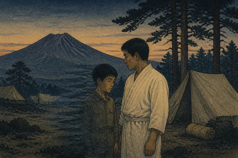 鹿児島の白衣の男の予言のイメージ挿絵