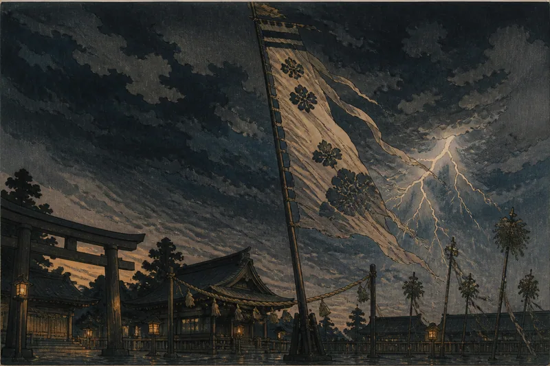 雷旗のイメージ挿絵