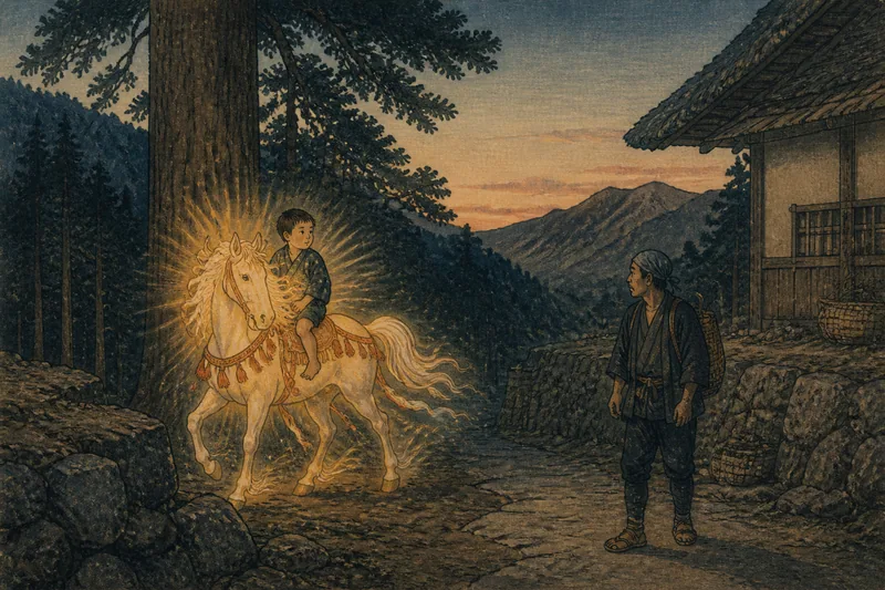 神様の遊び相手を叱った罰のイメージ挿絵