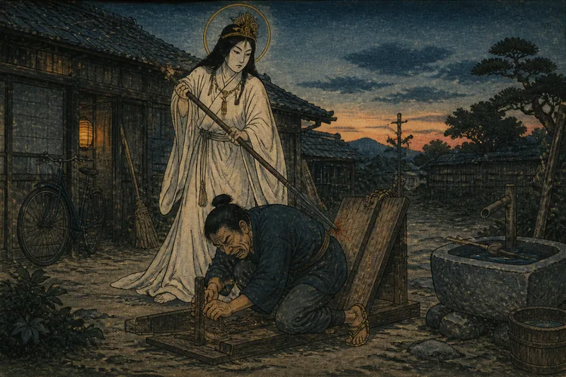 鳥取市の神様への不敬の罰のイメージ挿絵