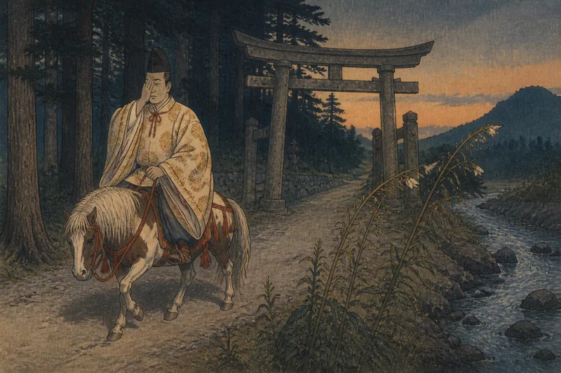 由布の胡麻を禁じた神のイメージ挿絵