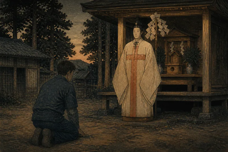 志布志の次男を祟る神さんのイメージ挿絵