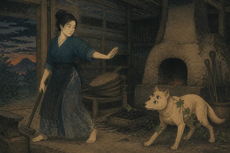 日南の金屋子と犬蔦禁忌のイメージ挿絵