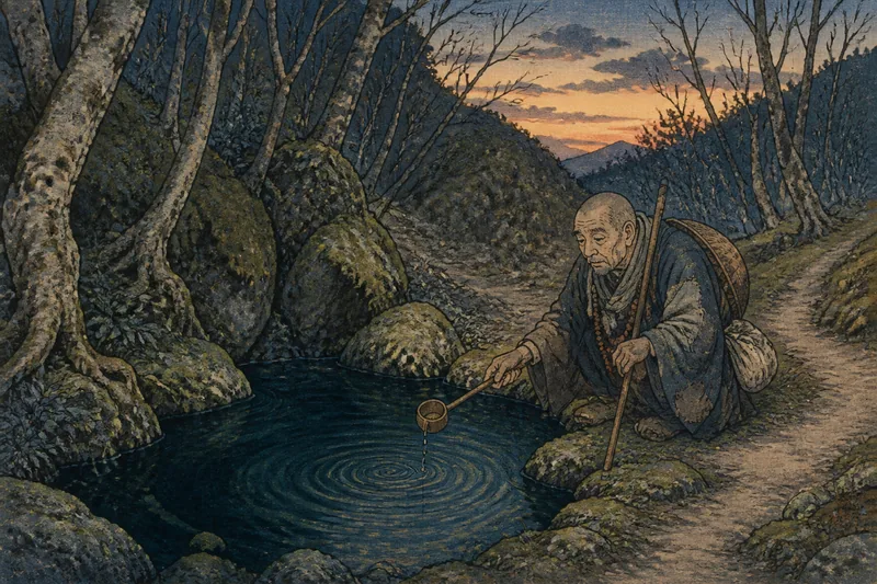 蟹子沢の渋水のイメージ挿絵