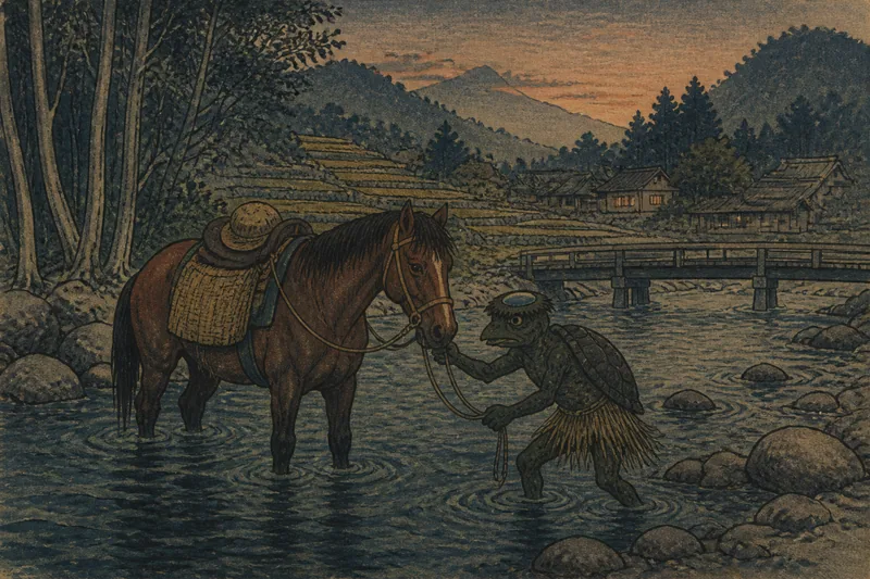 伊那の河童が贈る魚のイメージ挿絵