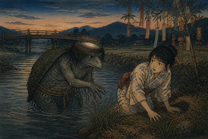 阿南町の七夕に引き込むカーランベのイメージ挿絵
