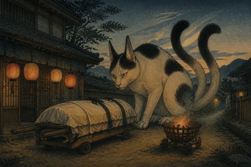 火車猫のイメージ挿絵