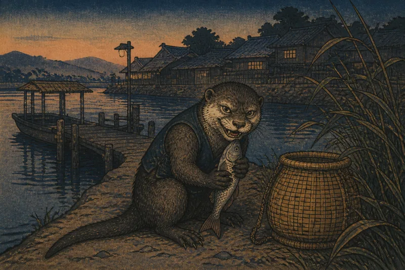 松山市のカワソ魚奪いと乱心のイメージ挿絵