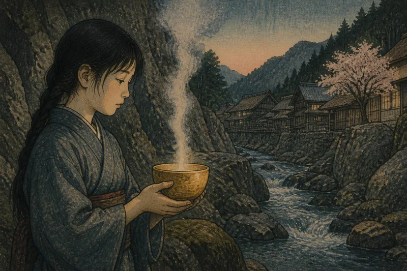 金の茶わんのイメージ挿絵
