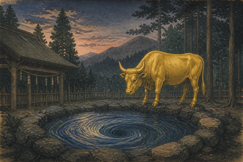 金の牛のイメージ挿絵