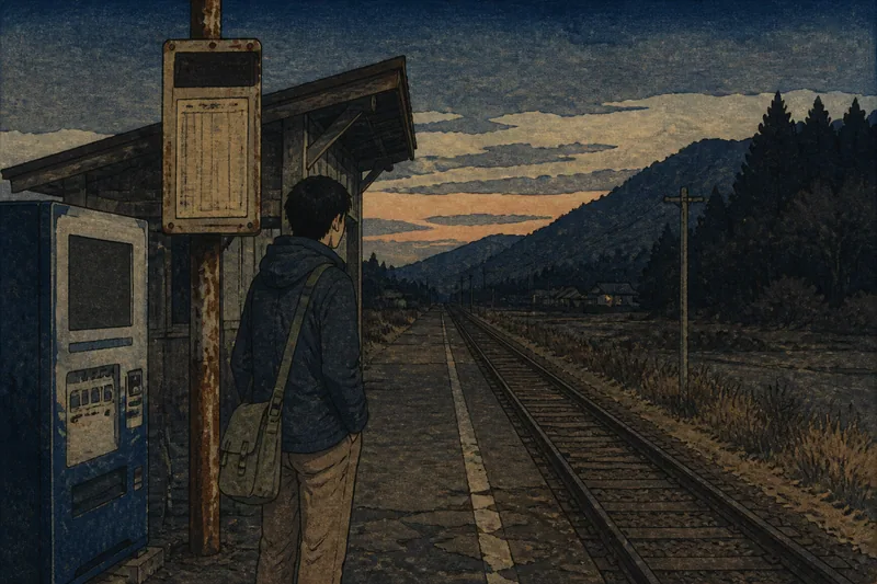 きさらぎ駅のイメージ挿絵