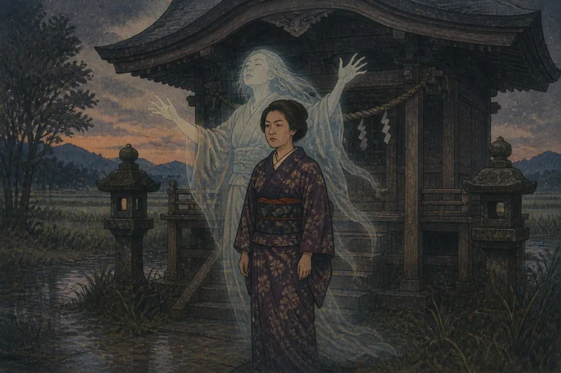 阿賀野の神憑き祈祷師のイメージ挿絵