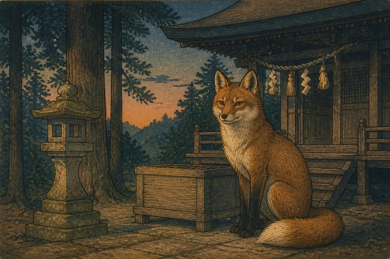 恵那の祟る狐の憑き物落としのイメージ挿絵