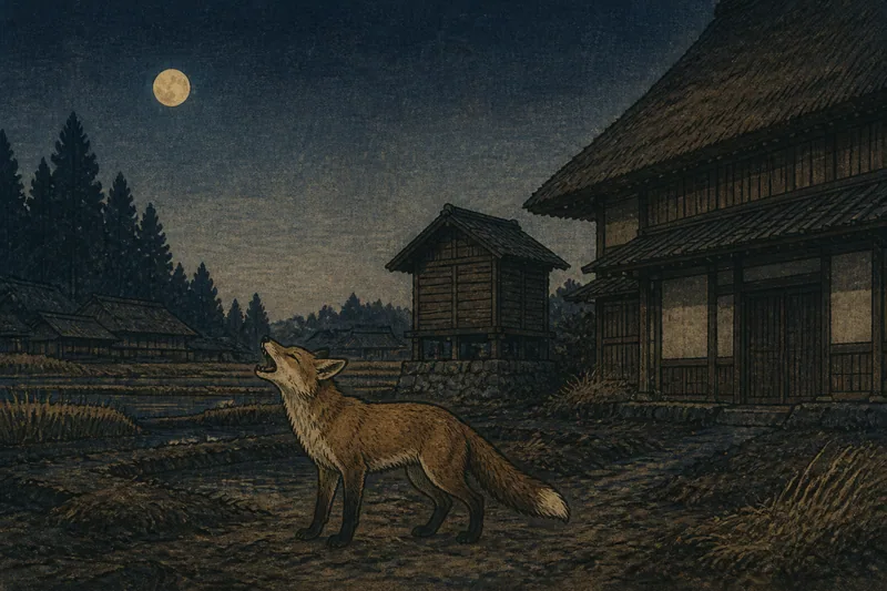 狐のイメージ挿絵