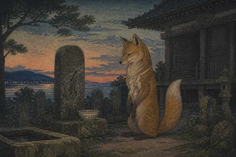 唐津の狐憑き落としのイメージ挿絵
