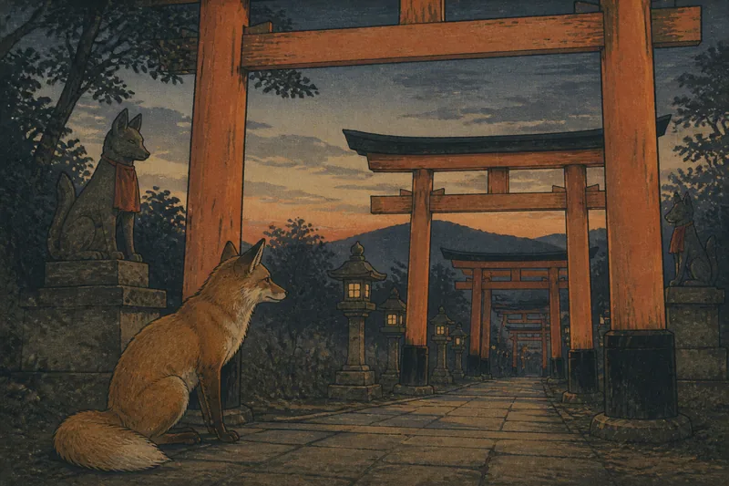 狐のイメージ挿絵