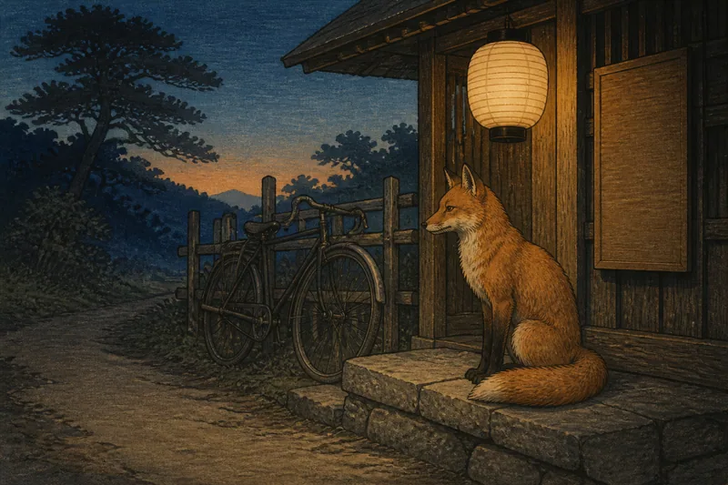 キツネのイメージ挿絵
