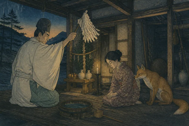 狐憑きの祓いのイメージ挿絵