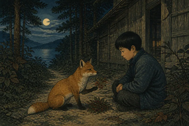 狐に連れられた子のイメージ挿絵