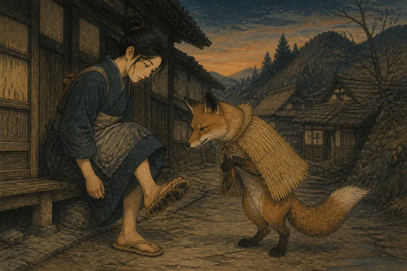夕方の新草履のイメージ挿絵
