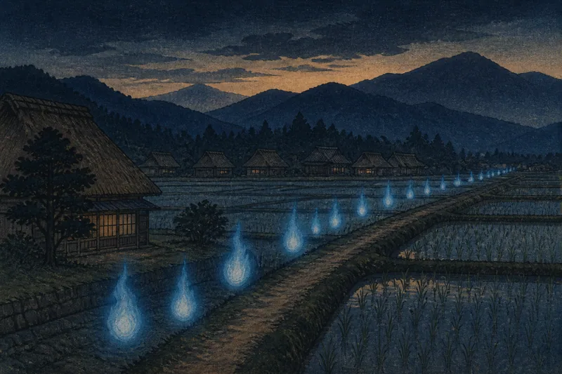 狐のむかさりのイメージ挿絵