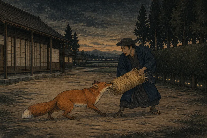 米沢のキツネッピの光のイメージ挿絵