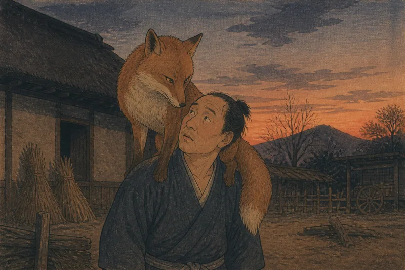狐に憑かれやすい人のイメージ挿絵