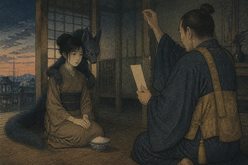 横浜の祈祷で落とす狐憑きのイメージ挿絵