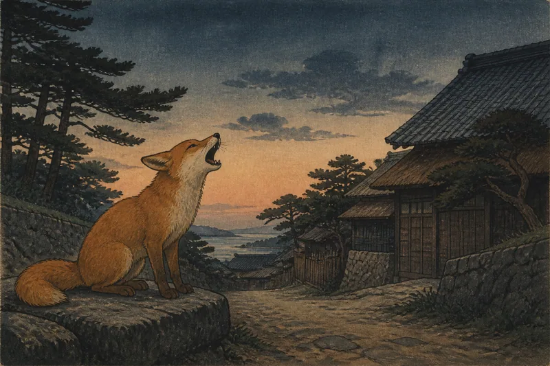 クワンクワン狐のイメージ挿絵