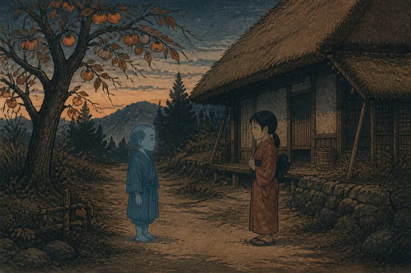 小坊主のお化けのイメージ挿絵