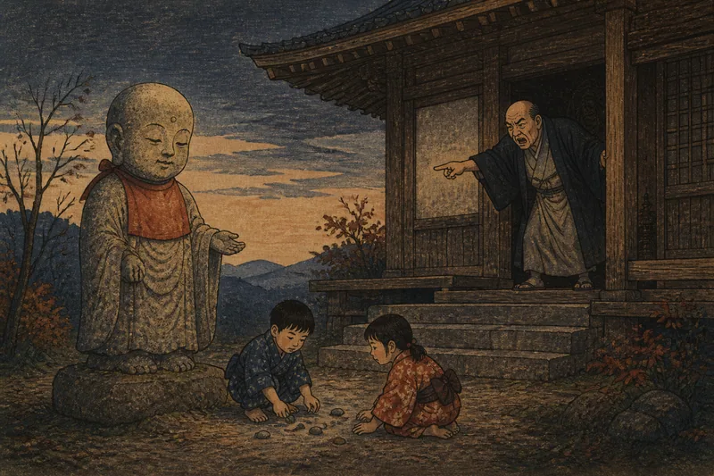 子供の好きな地蔵のイメージ挿絵