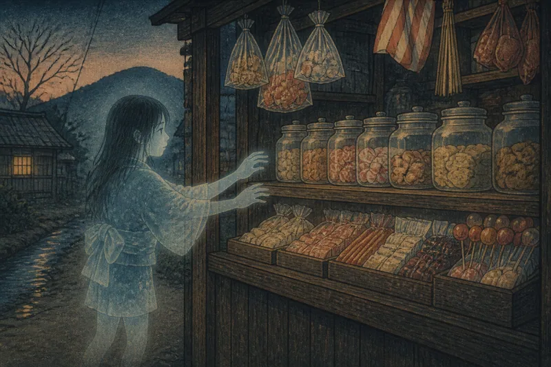 子どもの幽霊のイメージ挿絵