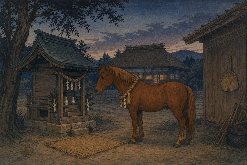 古箕明神のイメージ挿絵